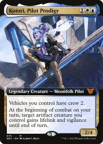 Kotori, Pilot Prodigy (Extended Art) [Kamigawa: Neon Dynasty Commander] - The Mythic Store | 24h Order Processing