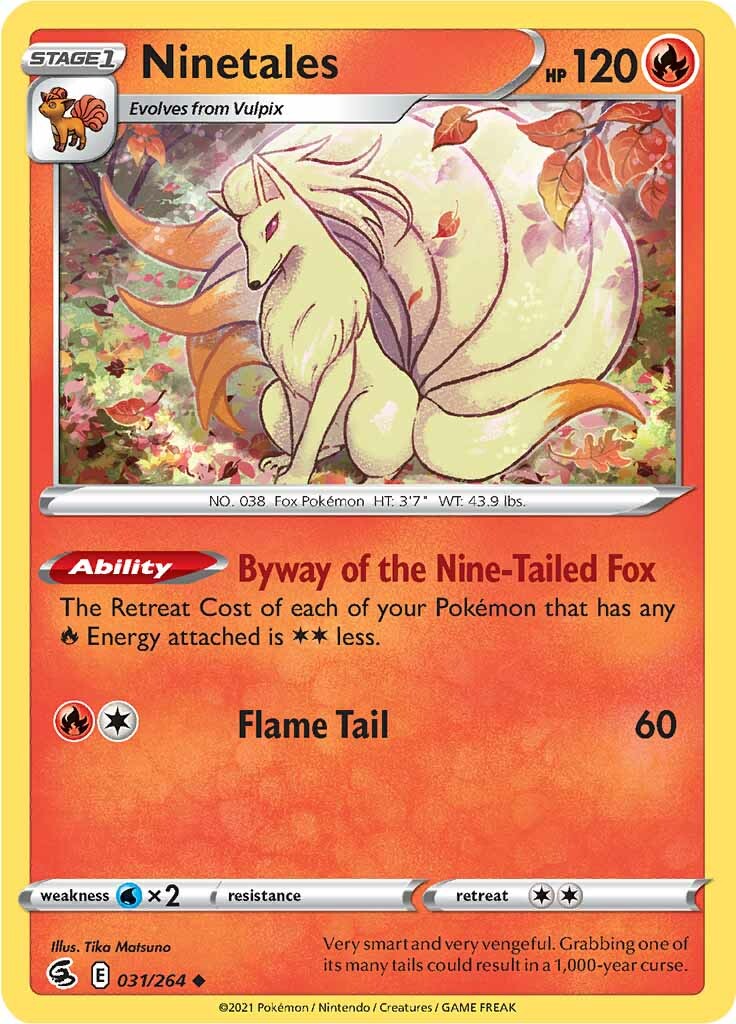 Ninetales (031/264) [Sword & Shield: Fusion Strike] - The Mythic Store | 24h Order Processing