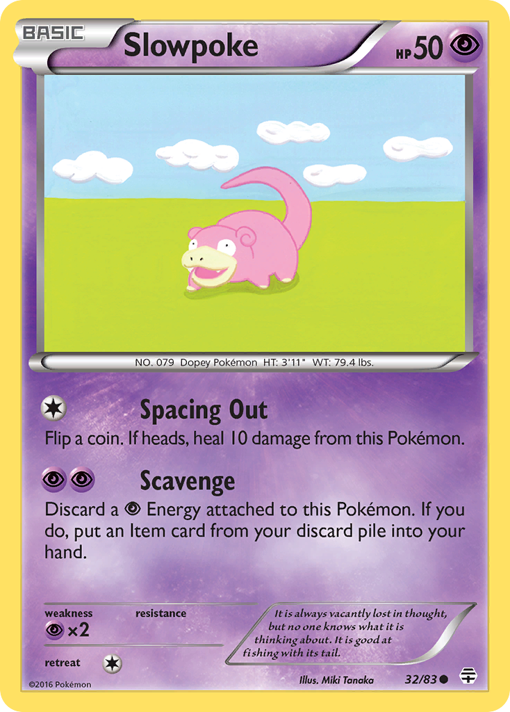 Slowpoke (32/83) [XY: Generations] - The Mythic Store | 24h Order Processing
