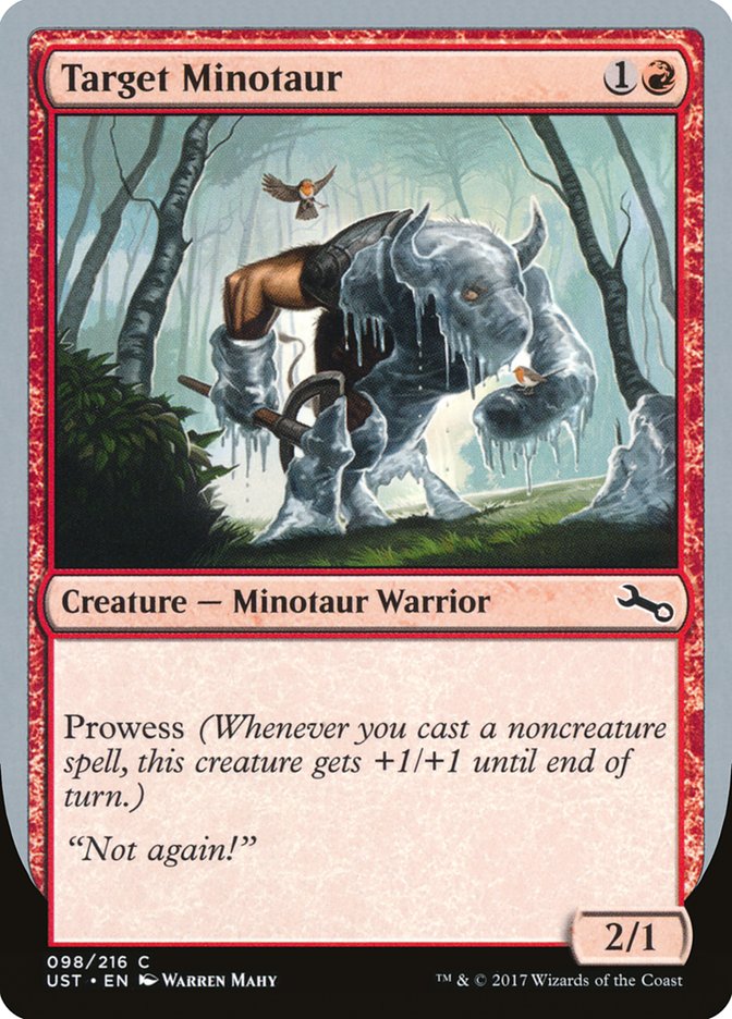 Target Minotaur (Ice Art) [Unstable] - The Mythic Store | 24h Order Processing