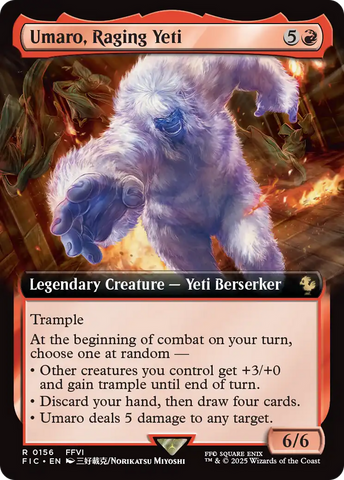 Umaro, Raging Yeti (Extended Art) [FINAL FANTASY Commander] - The Mythic Store | 24h Order Processing