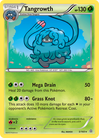 Tangrowth (5/160) [XY: Primal Clash] - The Mythic Store | 24h Order Processing