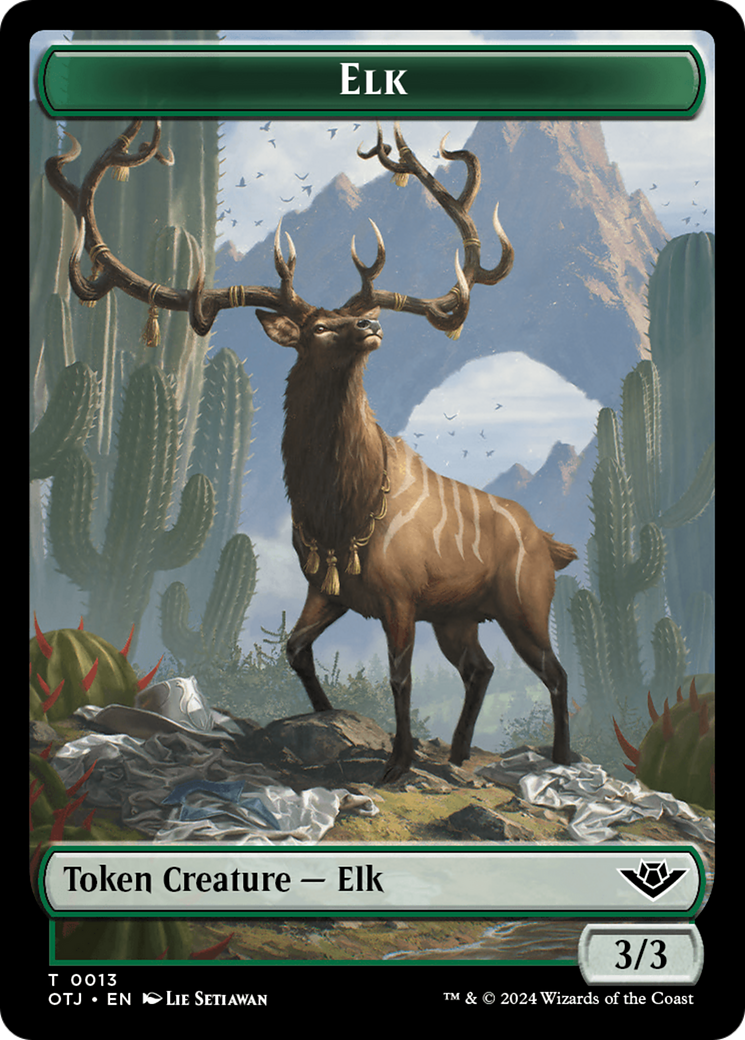 Elk Token [Outlaws of Thunder Junction Tokens] - The Mythic Store | 24h Order Processing