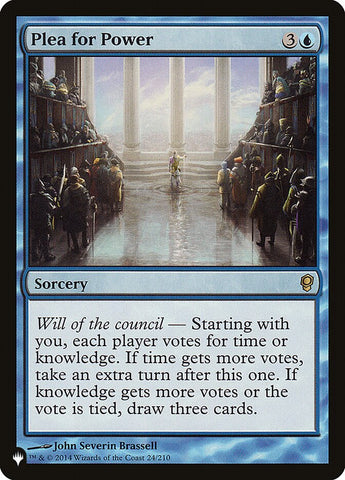 Plea for Power [The List] - The Mythic Store | 24h Order Processing