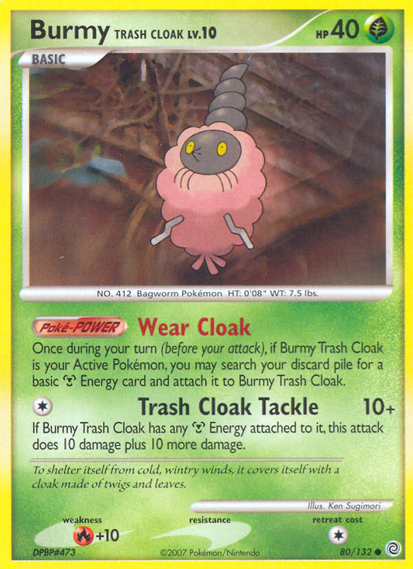 Burmy Trash Cloak (80/132) [Diamond & Pearl: Secret Wonders] - The Mythic Store | 24h Order Processing