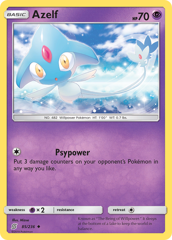 Azelf (85/236) [Sun & Moon: Unified Minds] - The Mythic Store | 24h Order Processing