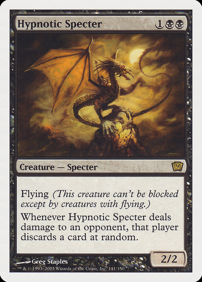 Hypnotic Specter (9th Edition) (Oversized) [Oversize Cards] - The Mythic Store | 24h Order Processing