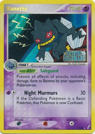 Banette (1/100) (Stamped) [EX: Crystal Guardians] - The Mythic Store | 24h Order Processing