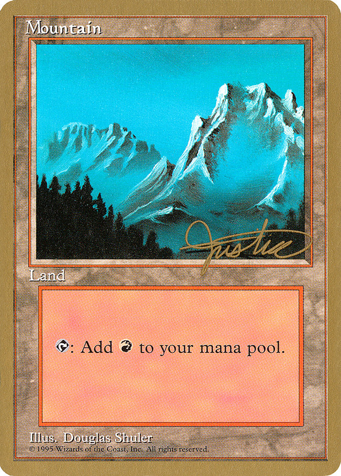 Mountain (mj374) (Mark Justice) [Pro Tour Collector Set] - The Mythic Store | 24h Order Processing
