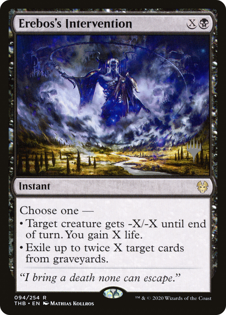 Erebos's Intervention (Promo Pack) [Theros Beyond Death Promos] - The Mythic Store | 24h Order Processing