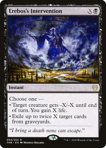 Erebos's Intervention (Promo Pack) [Theros Beyond Death Promos] - The Mythic Store | 24h Order Processing