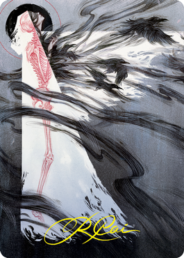 Tendrils of Agony Art Card (Gold-Stamped Signature) [Strixhaven: School of Mages Art Series] - The Mythic Store | 24h Order Processing