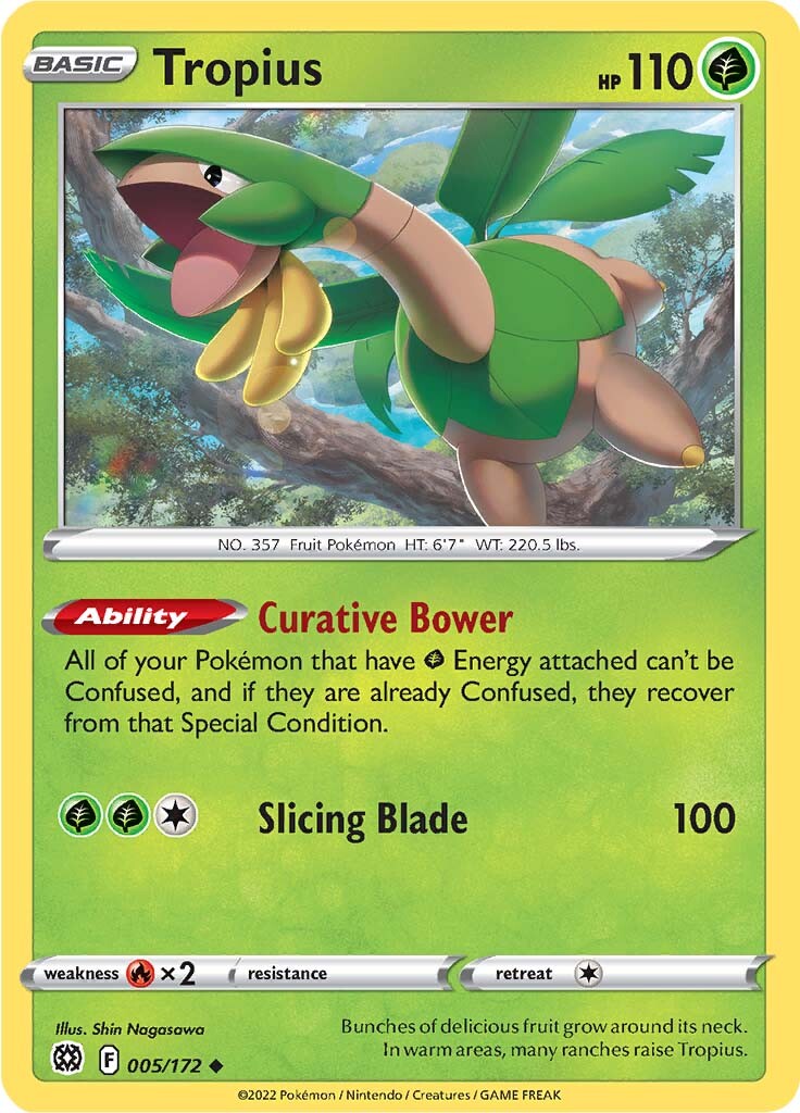 Tropius (005/172) [Sword & Shield: Brilliant Stars] - The Mythic Store | 24h Order Processing