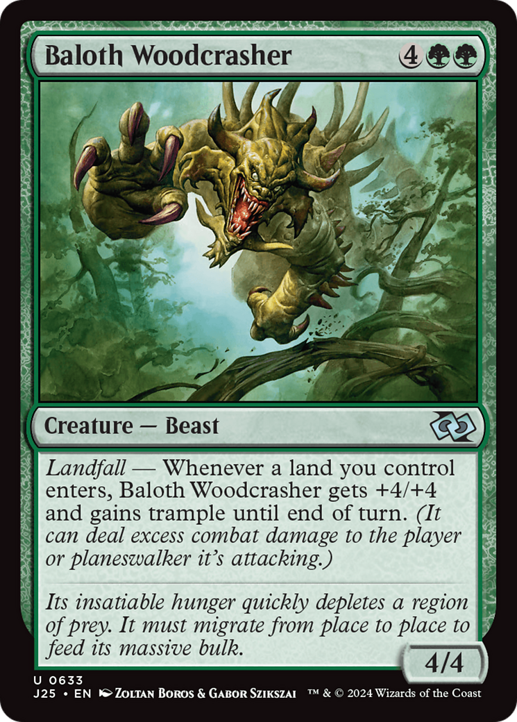 Baloth Woodcrasher [Foundations Jumpstart] - The Mythic Store | 24h Order Processing