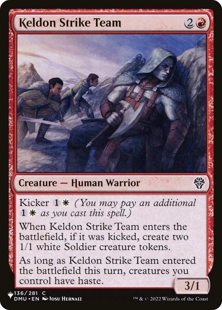 Keldon Strike Team [The List] - The Mythic Store | 24h Order Processing