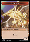 Spirit (0039) // Elemental (0025) Double-Sided Token [Commander Masters Tokens] - The Mythic Store | 24h Order Processing