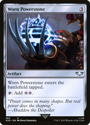 Worn Powerstone [Warhammer 40,000] - The Mythic Store | 24h Order Processing