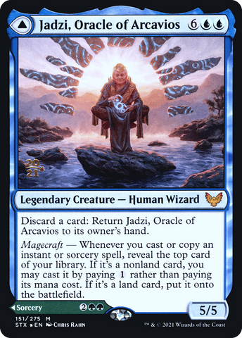 Jadzi, Oracle of Arcavios // Journey to the Oracle [Strixhaven: School of Mages Prerelease Promos] - The Mythic Store | 24h Order Processing