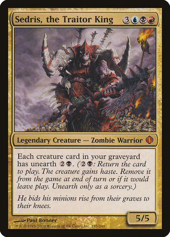 Sedris, the Traitor King [Shards of Alara] - The Mythic Store | 24h Order Processing