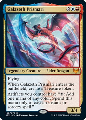 Galazeth Prismari (Promo Pack) [Strixhaven: School of Mages Promos] - The Mythic Store | 24h Order Processing