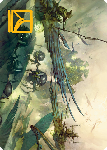 Invasion of Pyrulea Art Card (Gold-Stamped Signature) [March of the Machine Art Series] - The Mythic Store | 24h Order Processing