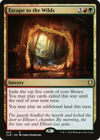 Escape to the Wilds [Commander Legends: Battle for Baldur's Gate] - The Mythic Store | 24h Order Processing