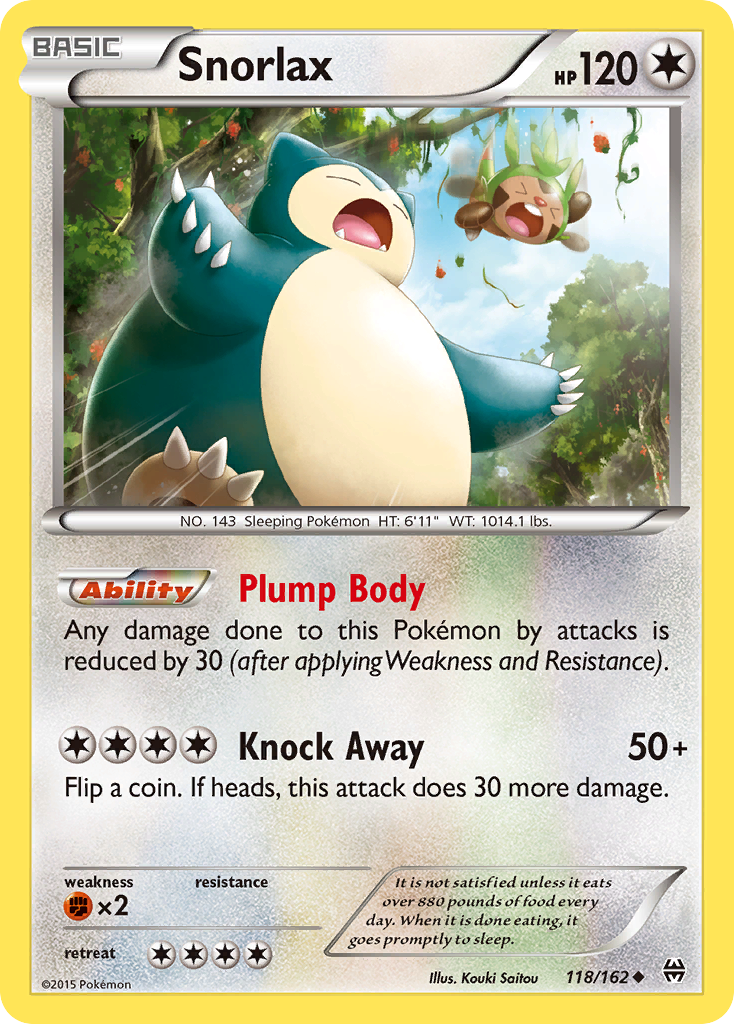 Snorlax (118/162) [XY: BREAKthrough] - The Mythic Store | 24h Order Processing