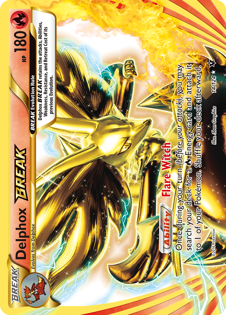 Delphox BREAK (14/124) [XY: Fates Collide] - The Mythic Store | 24h Order Processing