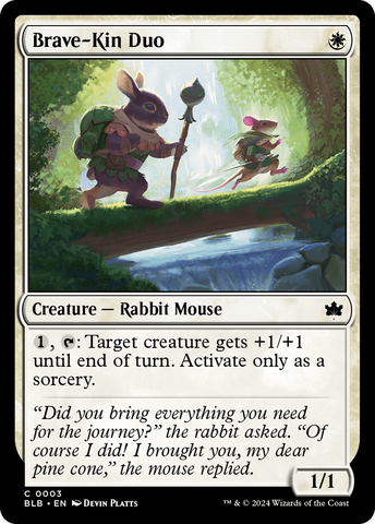 Brave-Kin Duo [Bloomburrow] - The Mythic Store | 24h Order Processing