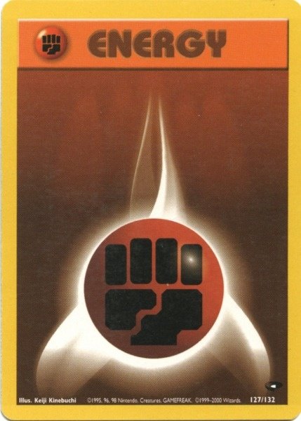 Fighting Energy (127/132) [Gym Challenge Unlimited] - The Mythic Store | 24h Order Processing
