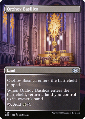 Orzhov Basilica (Borderless Alternate Art) [Double Masters 2022] - The Mythic Store | 24h Order Processing