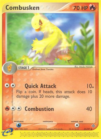 Combusken (25/97) [EX: Dragon] - The Mythic Store | 24h Order Processing