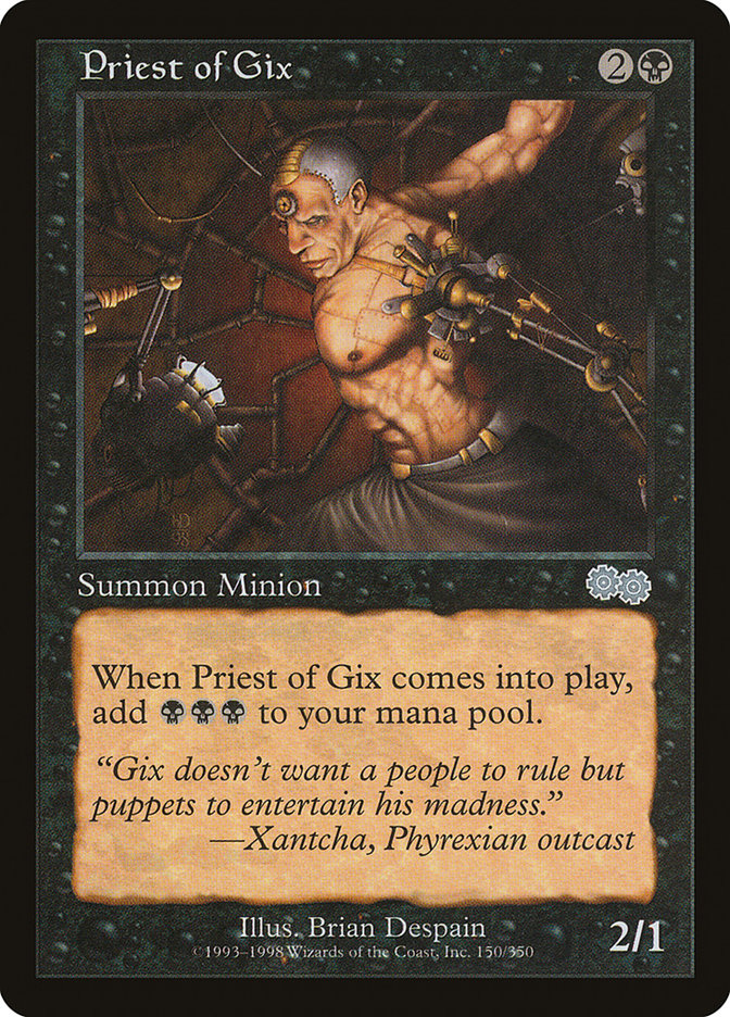 Priest of Gix [Urza's Saga] - The Mythic Store | 24h Order Processing