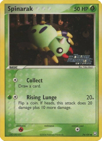 Spinarak (78/109) (Stamped) [EX: Team Rocket Returns] - The Mythic Store | 24h Order Processing