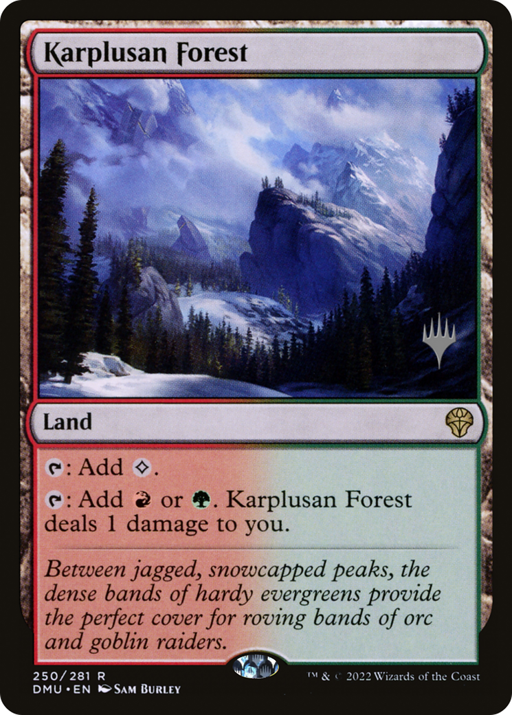 Karplusan Forest (Promo Pack) [Dominaria United Promos] - The Mythic Store | 24h Order Processing