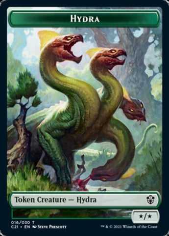 Hydra // Boar Double-Sided Token [Commander 2021 Tokens] - The Mythic Store | 24h Order Processing