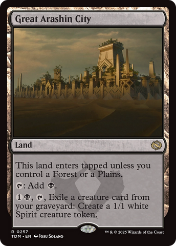 Great Arashin City [Tarkir: Dragonstorm] - The Mythic Store | 24h Order Processing