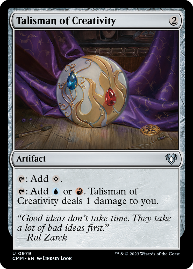 Talisman of Creativity [Commander Masters] - The Mythic Store | 24h Order Processing