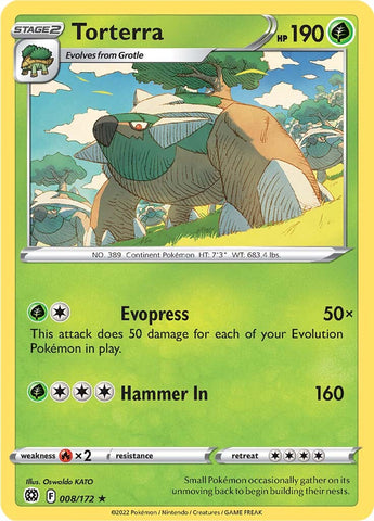 Torterra (008/172) (Theme Deck Exclusive) [Sword & Shield: Brilliant Stars] - The Mythic Store | 24h Order Processing