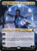 Teferi, Who Slows the Sunset (Borderless) [Innistrad: Midnight Hunt] - The Mythic Store | 24h Order Processing