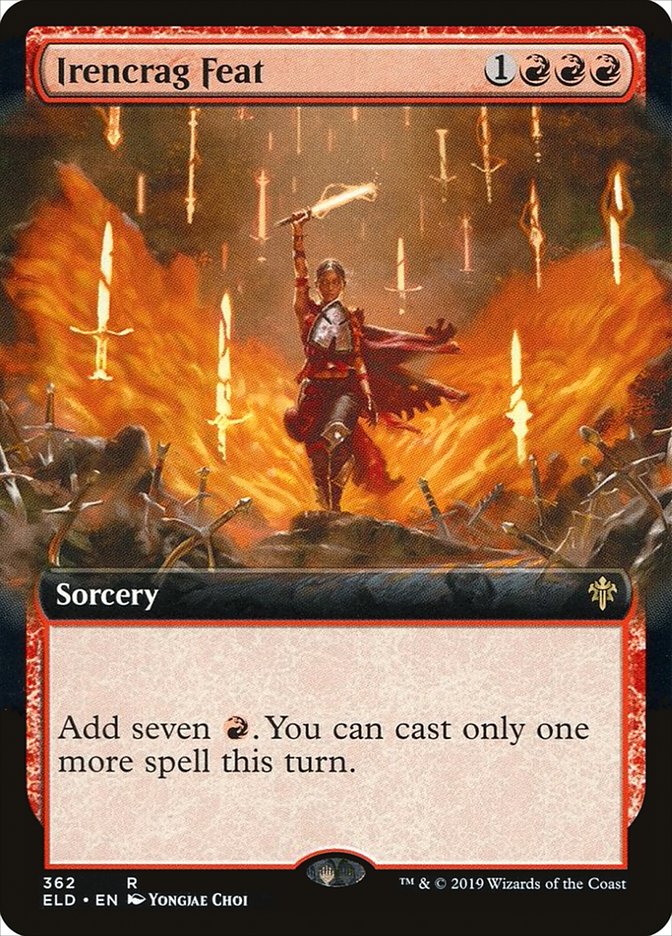 Irencrag Feat (Extended Art) [Throne of Eldraine] - The Mythic Store | 24h Order Processing