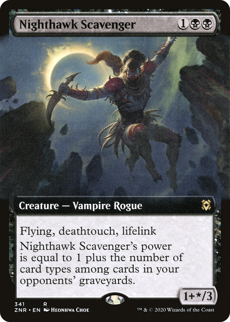 Nighthawk Scavenger (Extended Art) [Zendikar Rising] - The Mythic Store | 24h Order Processing