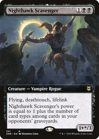 Nighthawk Scavenger (Extended Art) [Zendikar Rising] - The Mythic Store | 24h Order Processing