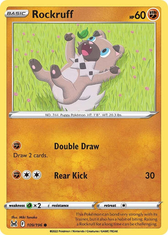Rockruff (109/196) [Sword & Shield: Lost Origin] - The Mythic Store | 24h Order Processing