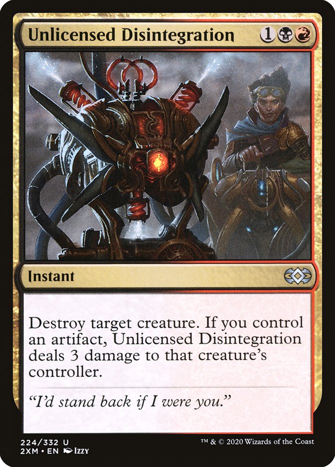 Unlicensed Disintegration [Double Masters] - The Mythic Store | 24h Order Processing