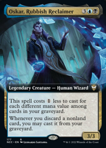 Oskar, Rubbish Reclaimer (Extended Art) [Streets of New Capenna Commander] - The Mythic Store | 24h Order Processing