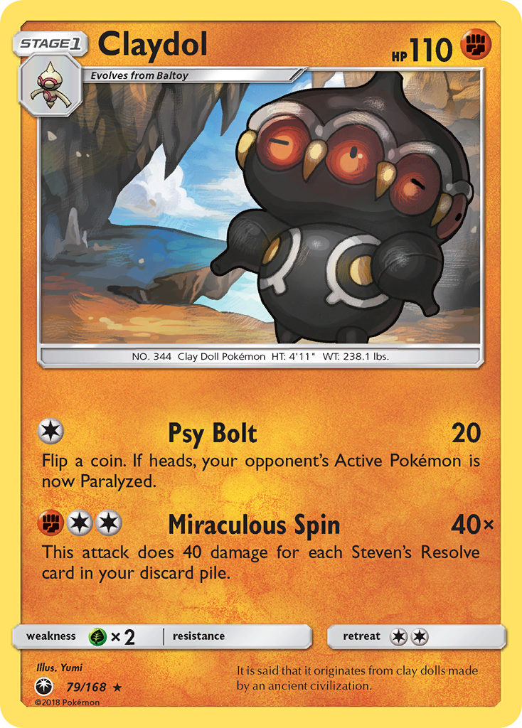 Claydol (79/168) [Sun & Moon: Celestial Storm] - The Mythic Store | 24h Order Processing