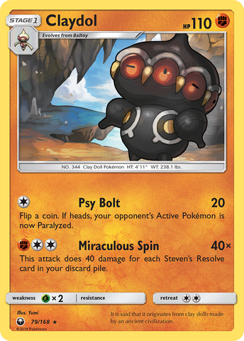 Claydol (79/168) [Sun & Moon: Celestial Storm] - The Mythic Store | 24h Order Processing