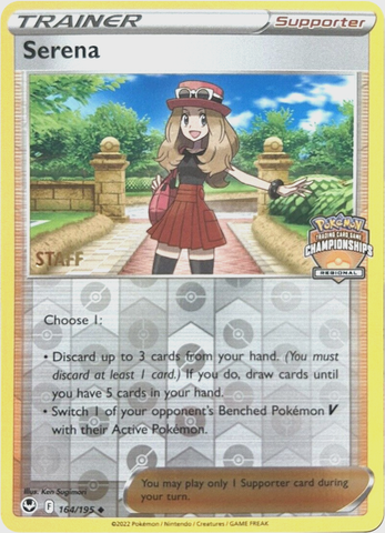 Serena (164/195) (Staff Regional Championships) [League & Championship Cards] - The Mythic Store | 24h Order Processing