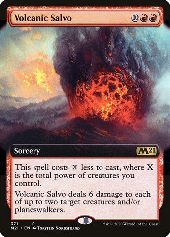 Volcanic Salvo (Extended Art) [Core Set 2021] - The Mythic Store | 24h Order Processing